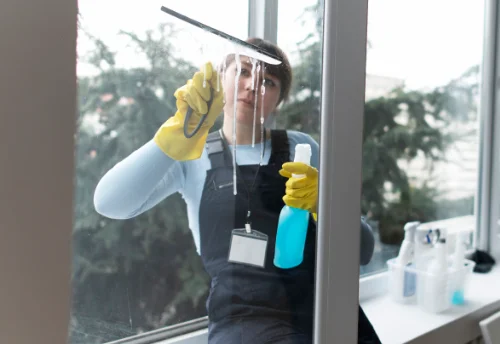 Nettoyage de vitres intérieures et extérieures à Saint-Ambreuil